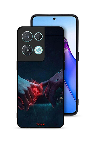 Tolwak غطاء حماية لهاتف Oppo Reno8 Pro 5G - يدين محترقتين
