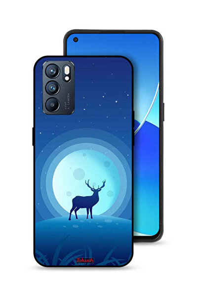 Tolwak غطاء حماية لهاتف Oppo Reno6 5G بتصميم غزال