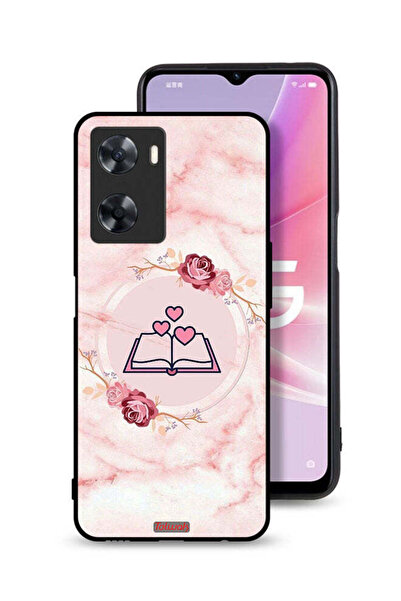 Tolwak غطاء حماية لهاتف Oppo A57s بتصميم ثلاثة قلوب على كتاب