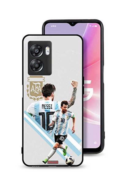 Tolwak غطاء حماية لهاتف Oppo A57 5G برسومات ليو ميسي