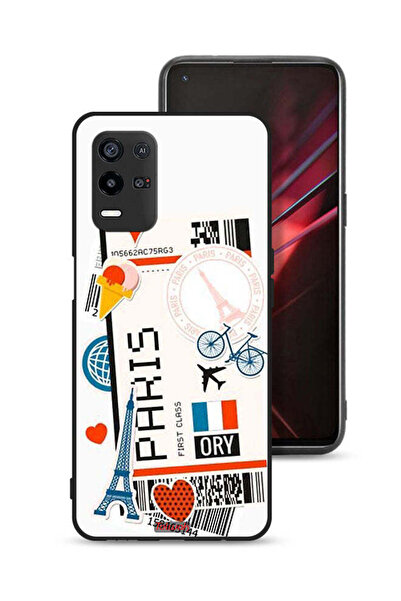 Tolwak غطاء حماية لهاتف Oppo K9x - ملصق باريس