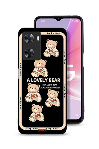 Tolwak غطاء حماية لهاتف Oppo A57s - دب جميل