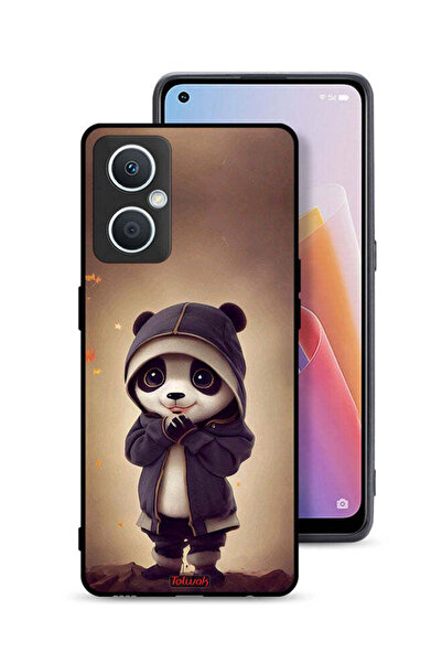 Tolwak غطاء حماية لهاتف Oppo A96 5G (الصين) - باندا صغير لطيف