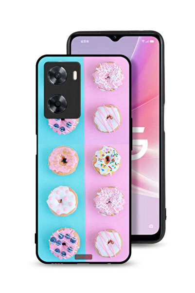 Tolwak غطاء حماية لهاتف Oppo A77s بنقشة دوناتس