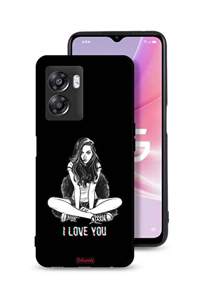 Tolwak غطاء حماية لهاتف OnePlus Nord N300 - رسم "أحبك"