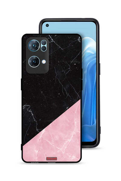 Tolwak غطاء حماية لهاتف Oppo Reno7 Pro 5G بنمط رخامي