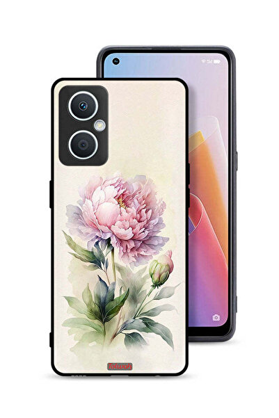Tolwak غطاء حماية لهاتف Oppo A96 5G (الصين) برسومات فنية بألوان مائية وردية