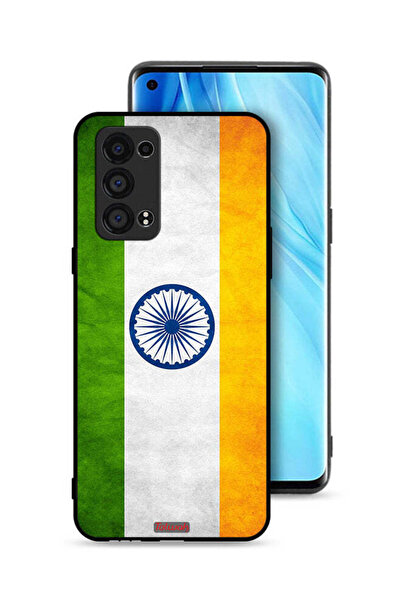 Tolwak غطاء حماية لهاتف Oppo Reno6 Pro Plus 5G بطبعة علم هندي مضيء