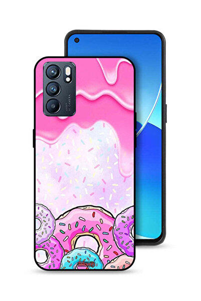 Tolwak غطاء حماية لهاتف Oppo Reno6 5G بألوان دونات