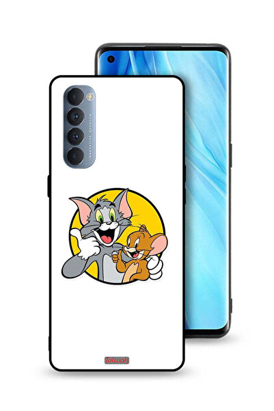 Tolwak غطاء حماية لهاتف Oppo Reno4 Pro 4G بتصميم توم وجيري