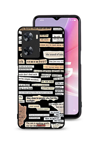 Tolwak غطاء حماية لهاتف Oppo A57s مع ملصقات اقتباسات