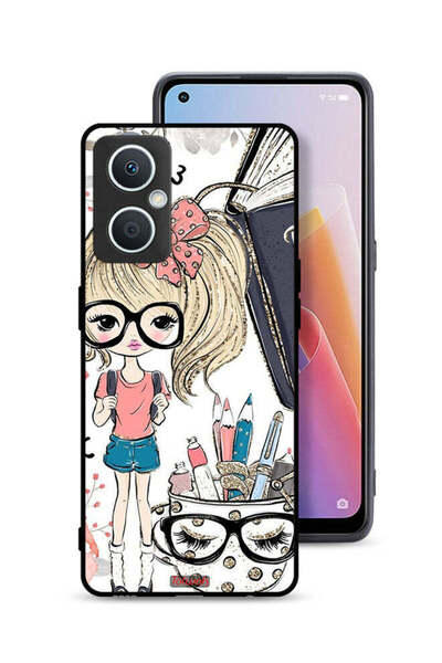 Tolwak غطاء حماية Oppo A96 5G (الصين) بتصميم فتاة وحيد القرن