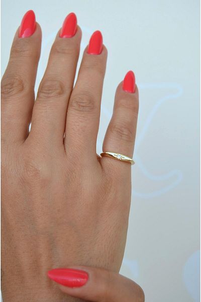 Sacce Scarves&Accessories Little Finger Ring Thin Northern Star Minimal