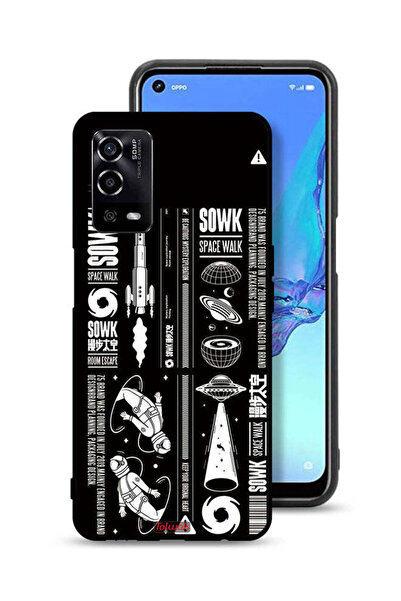 Tolwak Oppo A55 4G Protective Case Cover Sowk Space Walk Sticker