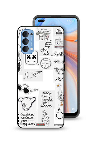 Tolwak غطاء حماية Oppo Reno4 4G لا يمكن أن يكون ذا صلة