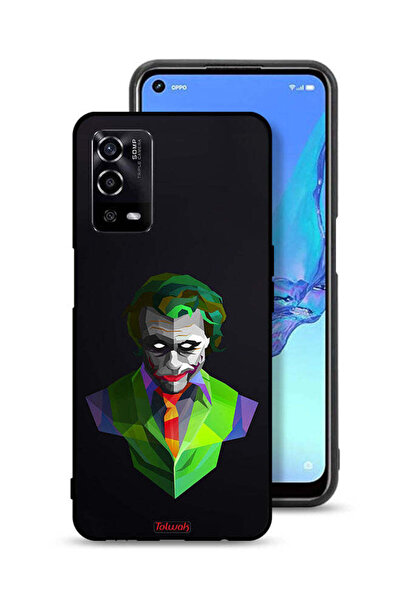 Tolwak Oppo A55 4G Protective Case Cover Joker Abstract Art