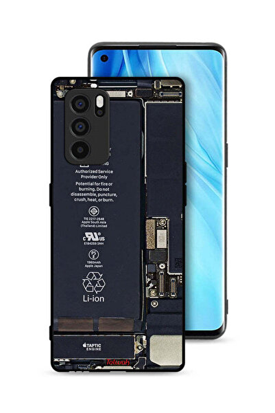 Tolwak Oppo Reno6 Pro 5G Protective Case Cover Phone Circuit Pattern