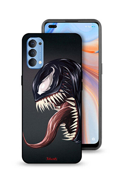 Tolwak غطاء حماية فينوم لهاتف Oppo Reno4 4G