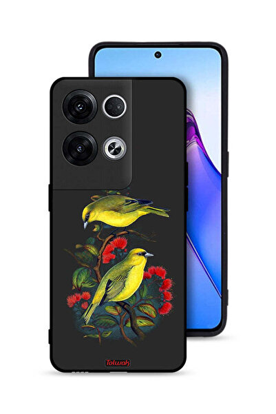 Tolwak غطاء حماية لهاتف Oppo Reno8 Pro Plus 5G بنقشة طيور