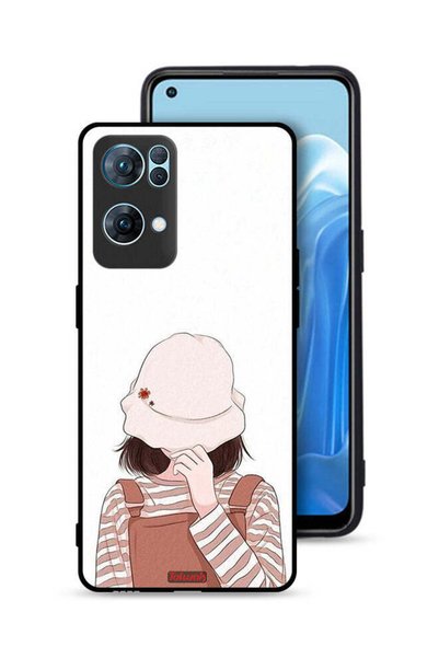Tolwak غطاء حماية لهاتف Oppo Reno7 Pro 5G بغطاء إخفاء الوجه