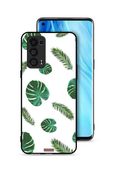 Tolwak غطاء حماية لهاتف Oppo Reno6 Pro Plus 5G بنقشة ريش فنية