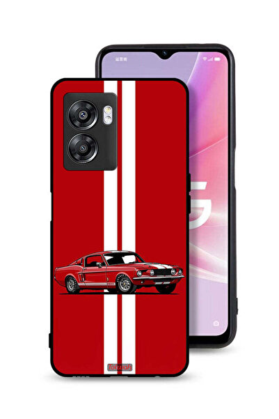 Tolwak Oppo A57 5G Protective Case Cover Vintage Car Abstract Art