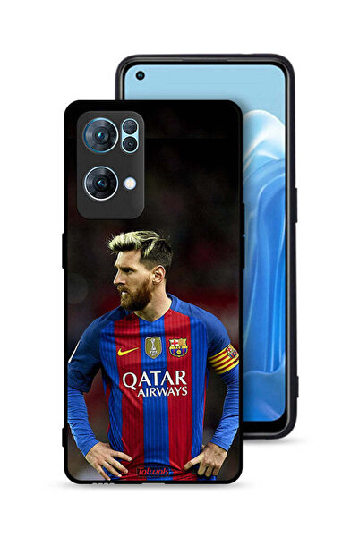Tolwak غطاء حماية لهاتف Oppo Reno7 Pro 5G ميسي برشلونة