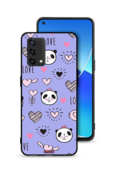 Tolwak غطاء حماية Oppo Reno6 Lite بتصميم الحب ورسومات الباندا