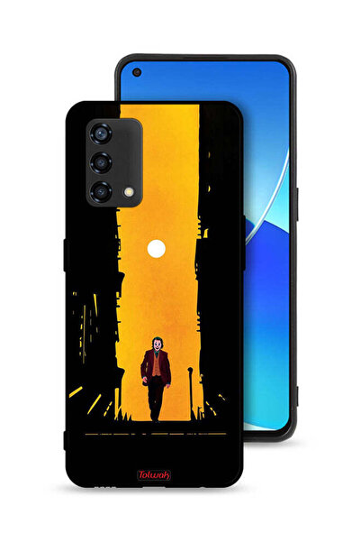 Tolwak غطاء حماية Oppo A95 4G ​​بتصميم جوكر، عمل فني رقمي تجريدي