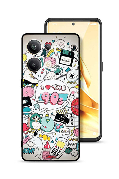 Tolwak غطاء حماية لهاتف Oppo Reno9 Pro Plus 5G - أحب التسعينيات