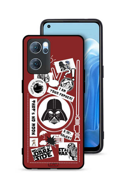 Tolwak غطاء حماية لهاتف Oppo Reno7 5G ملصق "مرحبًا بكم في الجانب المظلم"