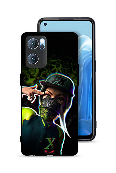 Tolwak غطاء حماية لهاتف Oppo Reno7 5G برسومات فنية جمالية للبنات