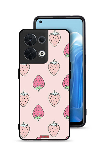 Tolwak غطاء حماية لهاتف Oppo Reno8 5G أيقونة الفراولة