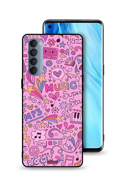 Tolwak غطاء حماية لهاتف Oppo Reno4 Pro 4G مع علامات موسيقية