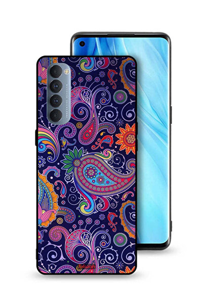 Tolwak غطاء حماية لهاتف Oppo Reno4 Pro 4G بنمط فن الماندالا