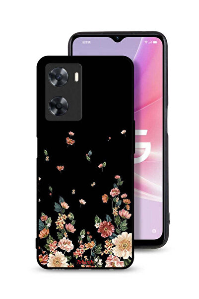 Tolwak غطاء حماية لهاتف Oppo A57s مع زهور صغيرة في الأسفل
