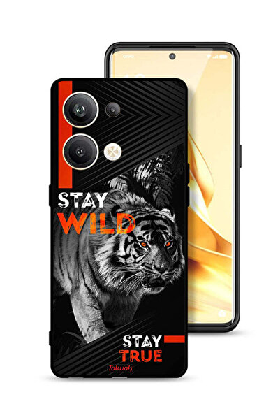 Tolwak غطاء حماية لهاتف Oppo Reno9 Pro Plus 5G - Stay Wild Stay True