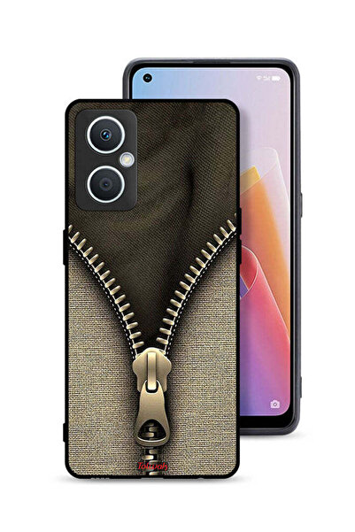 Tolwak غطاء حماية بنمط سحاب لهاتف Oppo A96 5G (الصين)