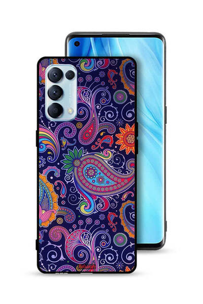 Tolwak غطاء حماية لهاتف Oppo Reno5 Pro 5G بنمط فن الماندالا