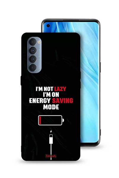 Tolwak غطاء حماية لهاتف Oppo Reno4 Pro 4G أنا لست كسولاً، أنا في وضع توفير ال...