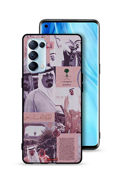 Tolwak غطاء حماية لهاتف أوبو رينو 5 برو 5G، ملصق الملك عبدالله العتيق