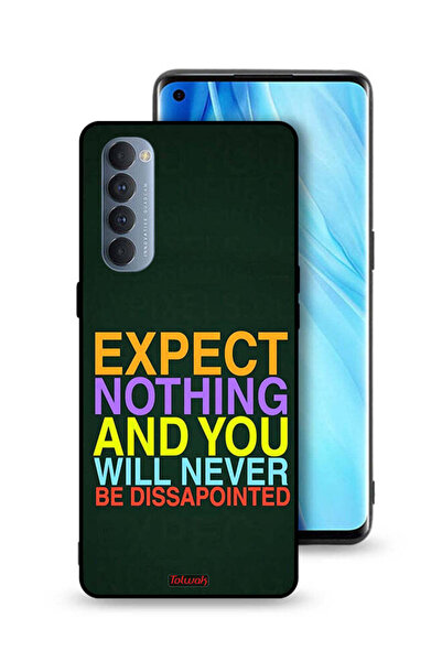 Tolwak Oppo Reno4 Pro 4G Protective Case Cover Expect Nothing And You Will Ne...