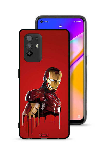 Tolwak غطاء حماية لهاتف Oppo F19 Pro Plus 5G برسومات الرجل الحديدي