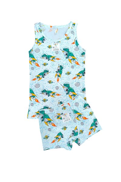 elmas kids 100% Cotton Boy's Singlet Boxer Set