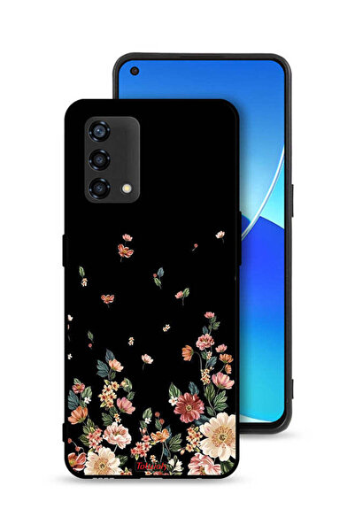 Tolwak غطاء حماية لهاتف Oppo Reno6 Lite مع زهور صغيرة في الأسفل