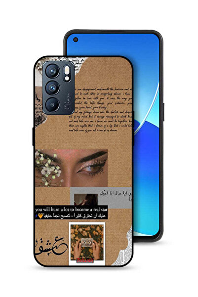 Tolwak Oppo Reno6 5G Protective Case Cover Arabic Quote You Will Burn A Lot T...