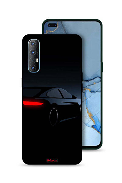 Tolwak غطاء حماية لهاتف Oppo Reno3 Pro 4G - لون السيارة الداكنة