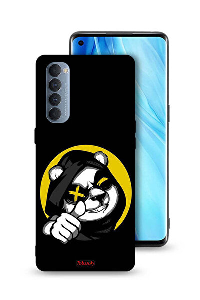 Tolwak غطاء حماية لهاتف Oppo Reno4 Pro 4G بتصميم قطة مارشميلو لطيفة