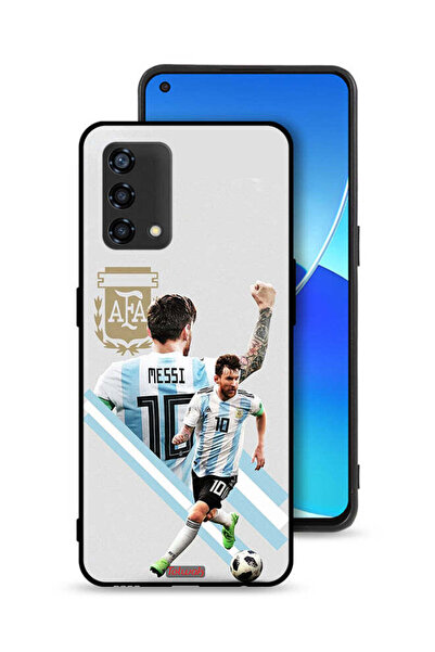 Tolwak غطاء حماية لهاتف Oppo A95 4G ​​برسومات ليو ميسي