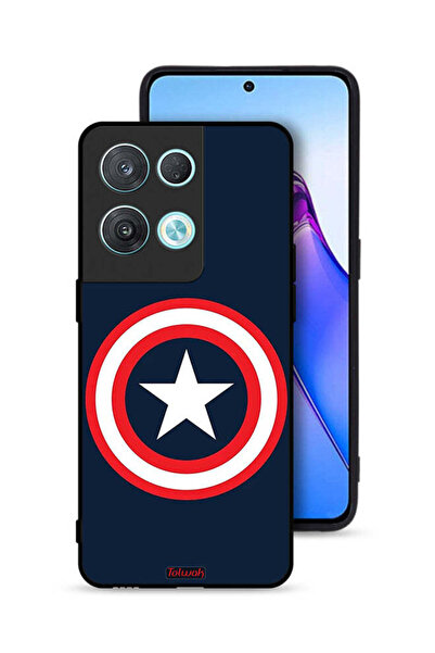 Tolwak غطاء حماية لهاتف Oppo Reno8 Pro 5G كابتن أمريكا